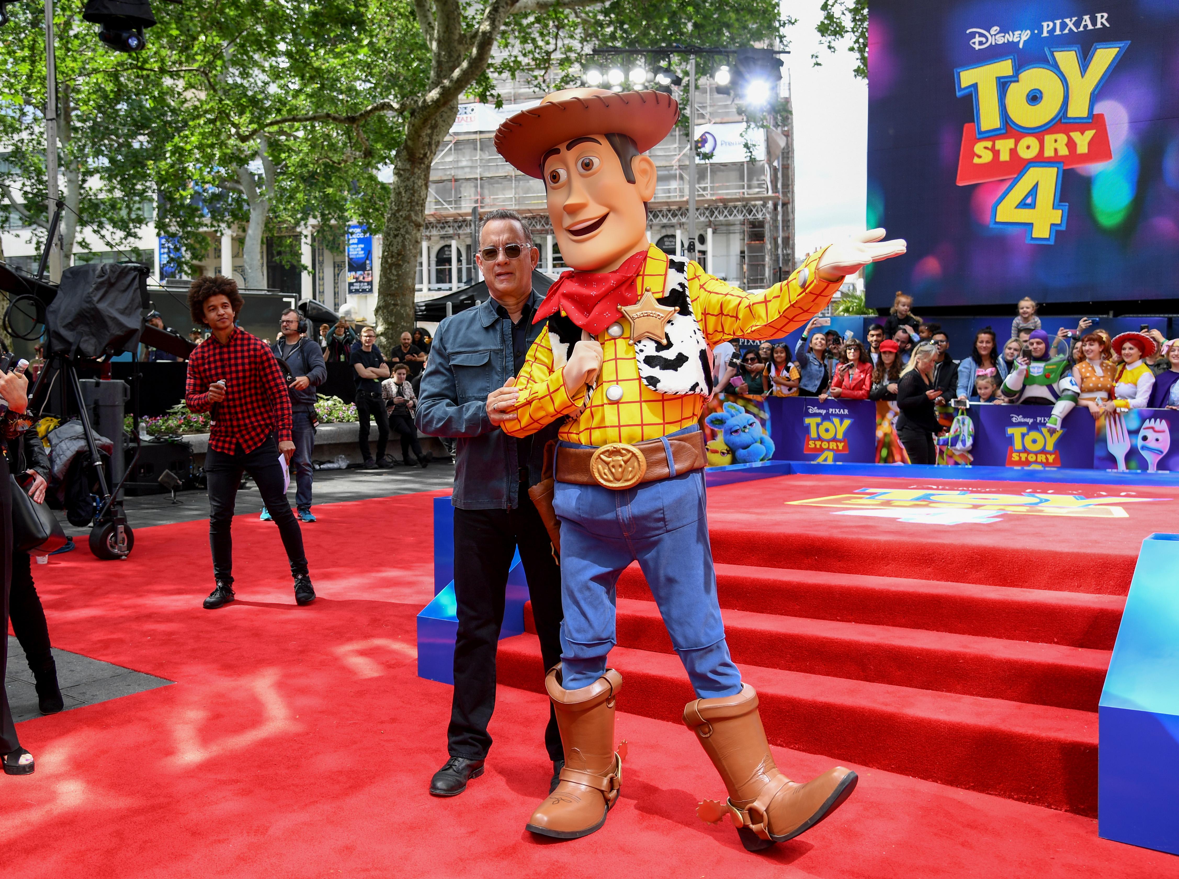 Tom Hanks and Woody