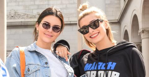 Kendall Jenner and Hailey Bieber