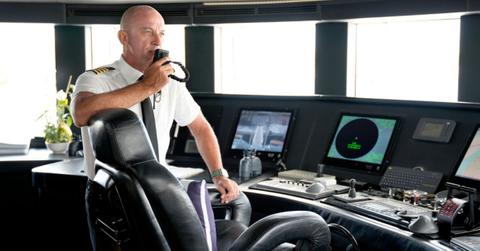 Captain Kerry in the cockpit of the yacht on Below Deck