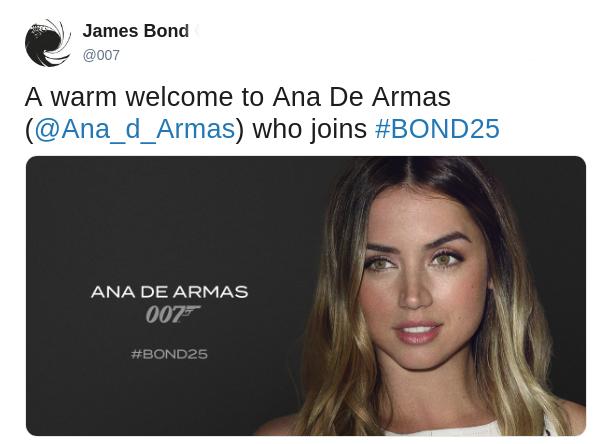 Who is new 'Bond girl' Ana De Armas? No Time To Die star's age, boyfriend  and career - Smooth
