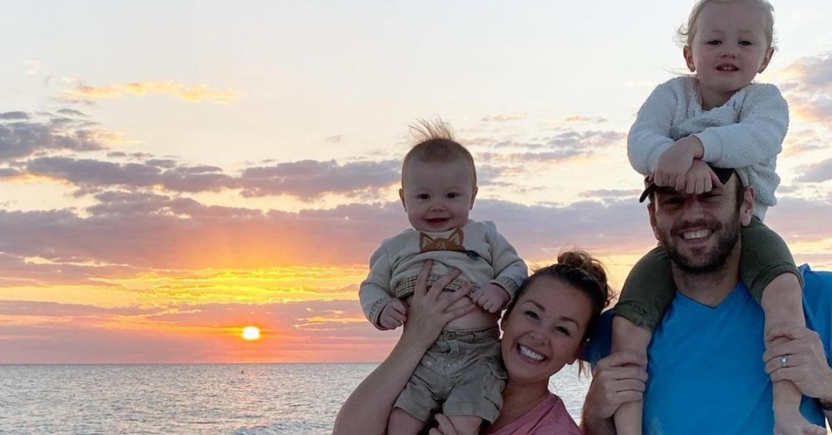 Jamie Otis, Doug Hehner, and their two kids