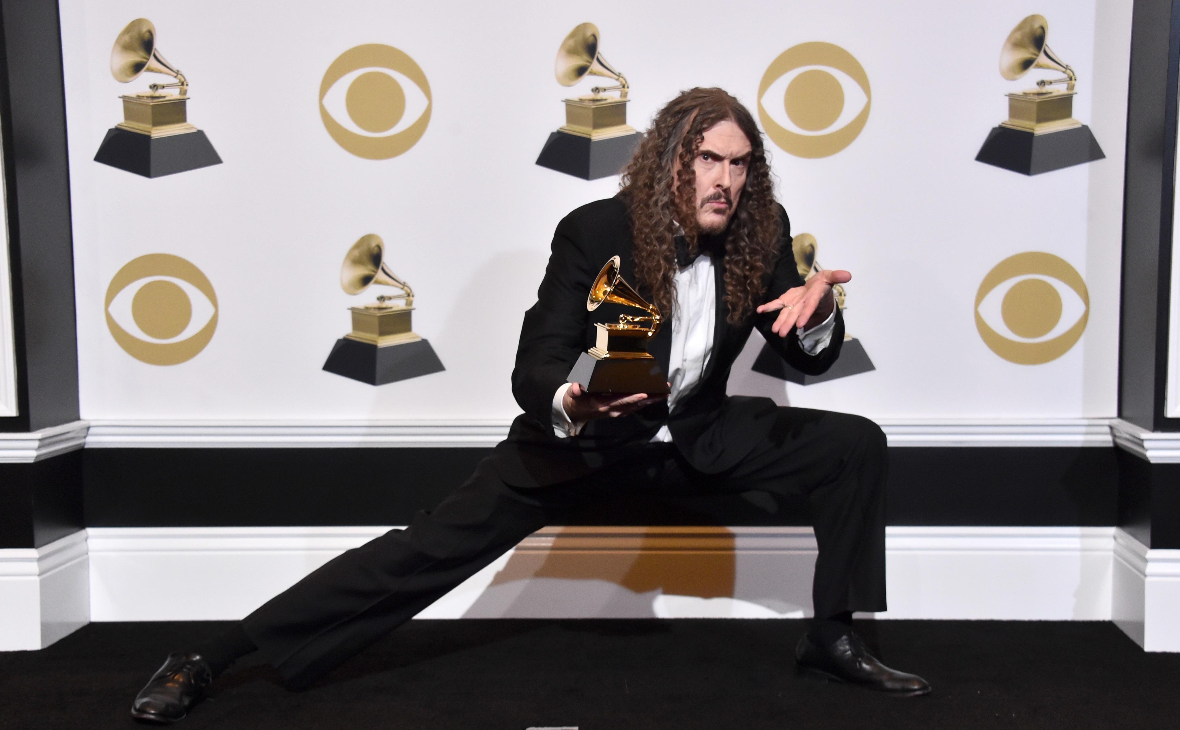 "Weird Al" Yankovic will his Grammy in 2019.