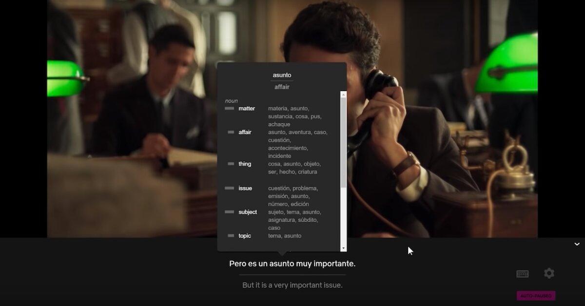 language learning with netflix dictionary