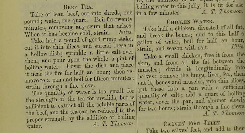 beef tea recipe