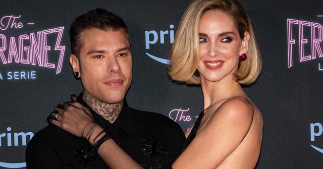 Chiara Ferragni and the Italian singer Federico Leonardo Lucia aka Fedez, attend the presentation of the Amazon Prime series The Ferragnez 2 in Milan. Milan, Italy, May 17th, 2023