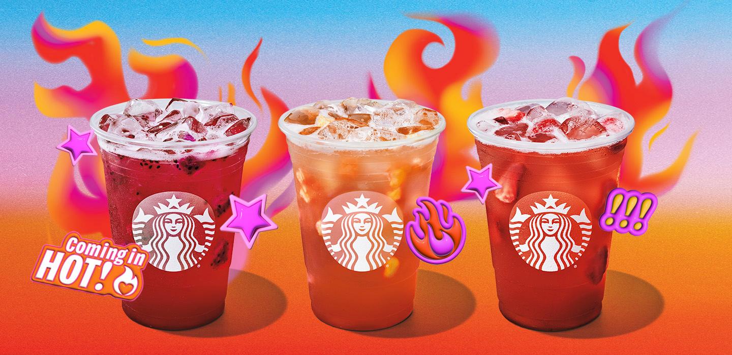 Starbucks Spicy lemonade refreshers