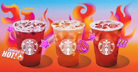 Starbucks Spicy lemonade refreshers