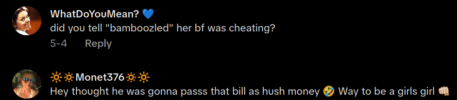 caterer discovers groom cheating
