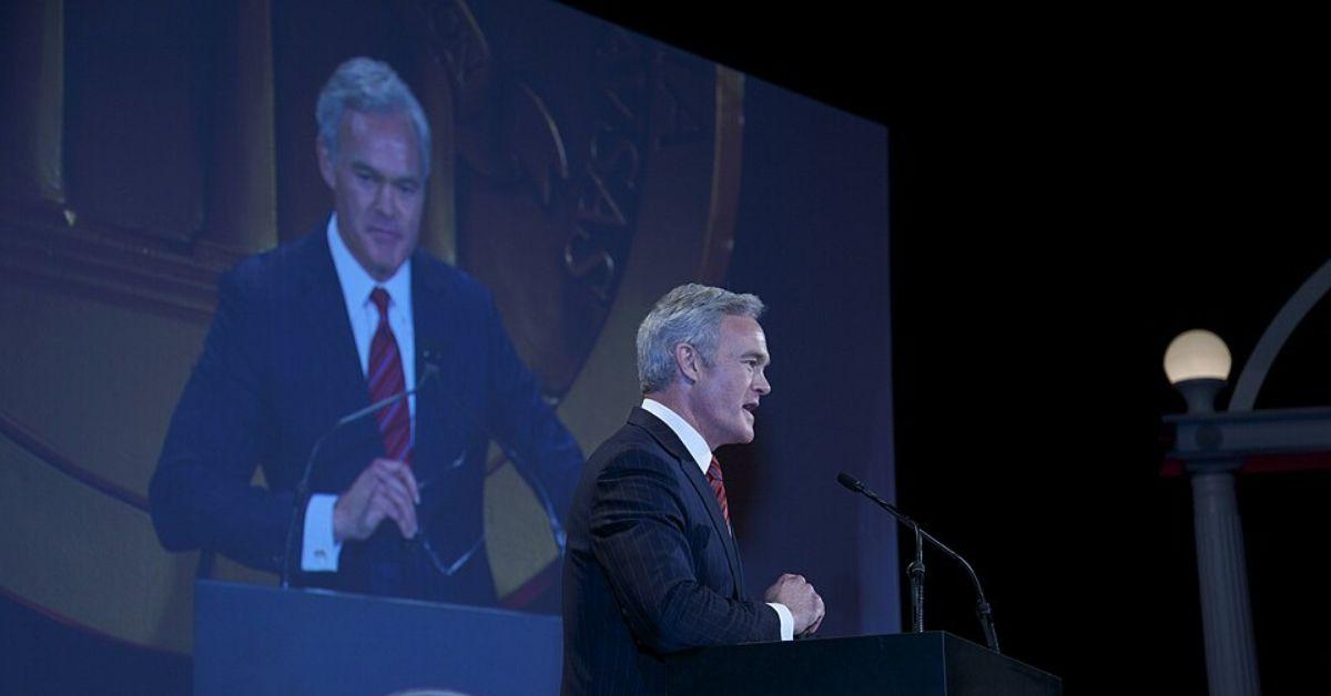 Scott Pelley at the Peabody Awards in 2013.