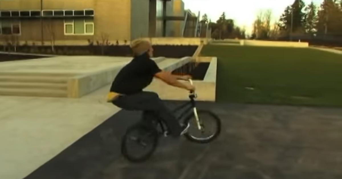 BMX rider Davey Watson in 2008.