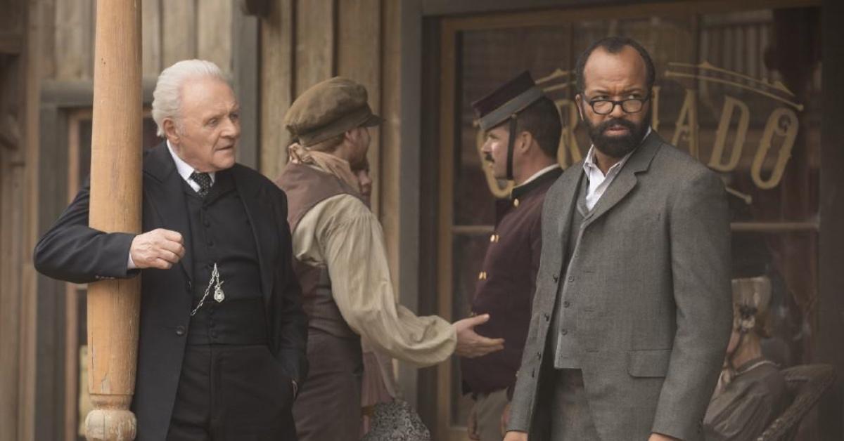 Robert Ford and Bernard Lowe in 'Westworld.'