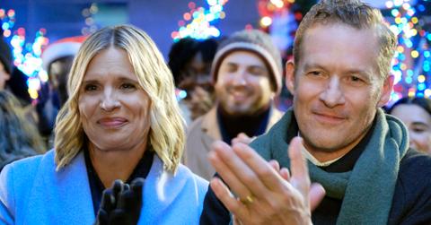 Pauline Hendricks and James Tupper in 'My Christmas Family Tree'