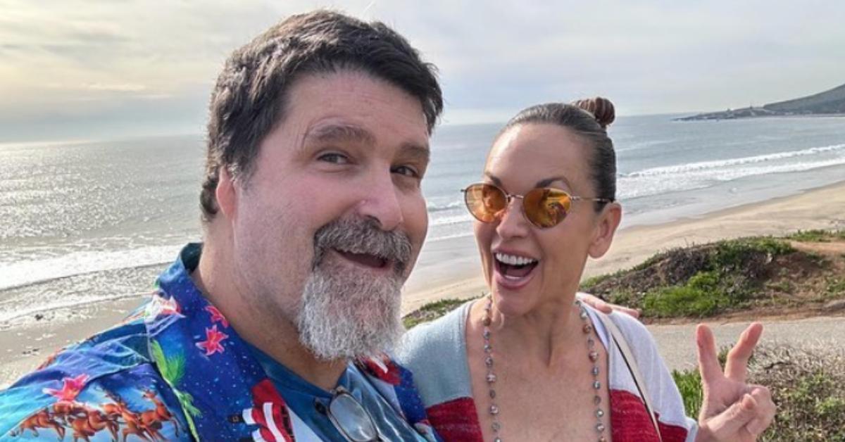 Mick Foley's missing right ear is on display in a photo with his wife, Colette.