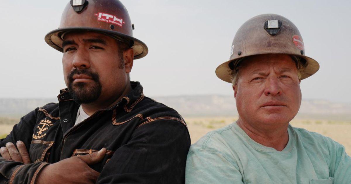 Juan Ibarra and Freddy Dodge pose for a photo together for 'Gold Rush Mine Rescue with Freddy and Juan'