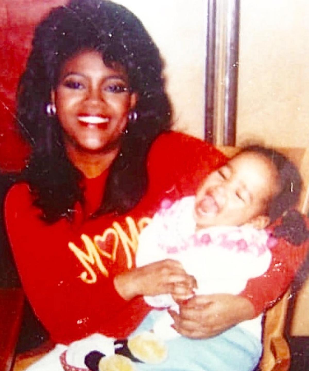 Carolyn Dennis and daughter Desiree Dennis Dylan, her daughter with Bob Dylan