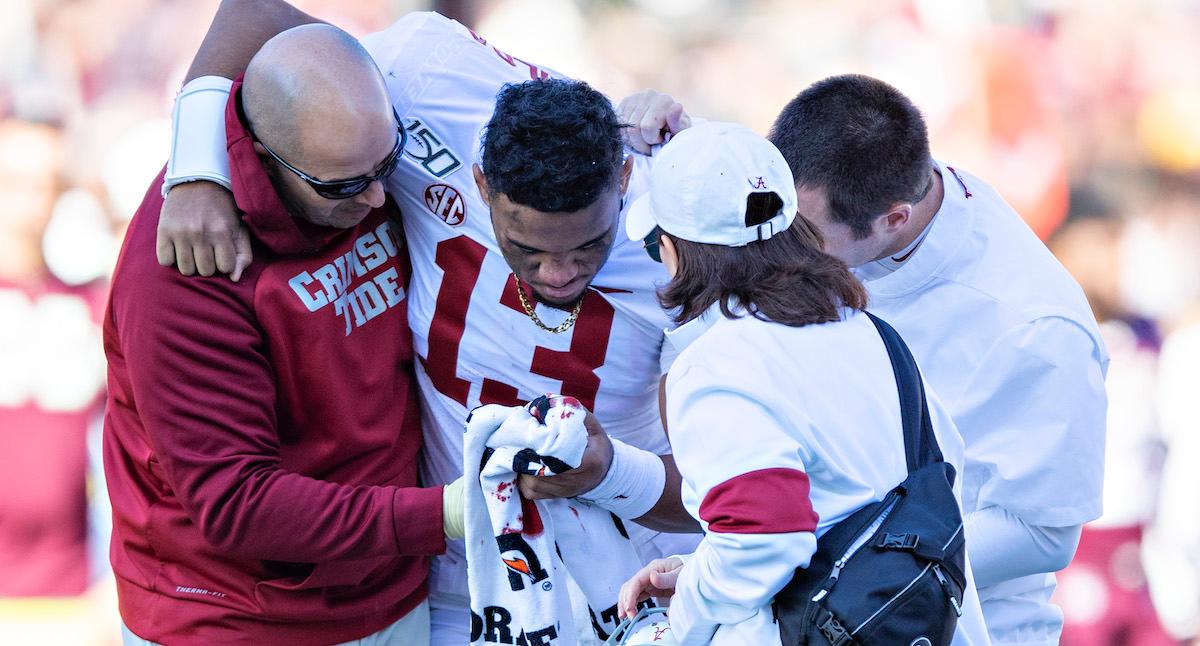 Alabama QB Tua Tagovailoa tells ESPN about dad beating him with belt