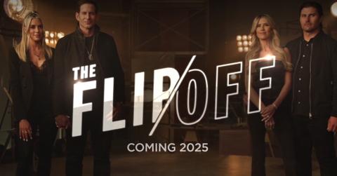 Josh Hall, Christina Haack, Heather El Moussa, and Tarek El Moussa from The Flip Off