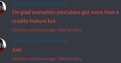 why is mydiscord text red cover