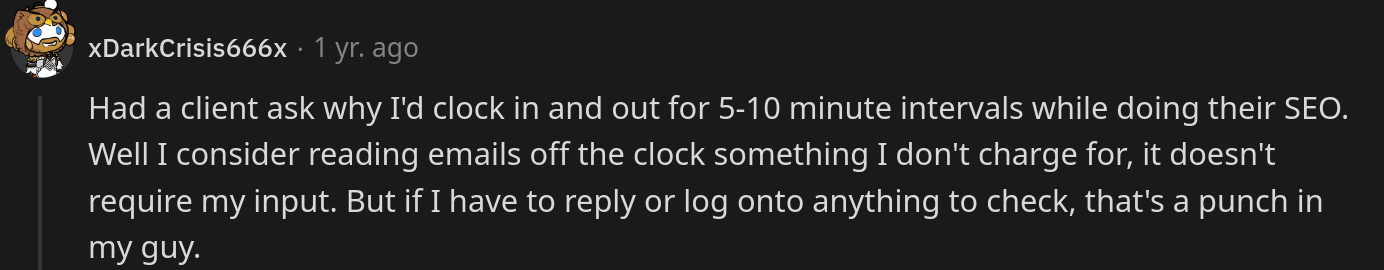 boss angry employee clocking in during off hour calls