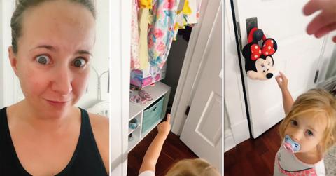 Toddler sees ghost in closet