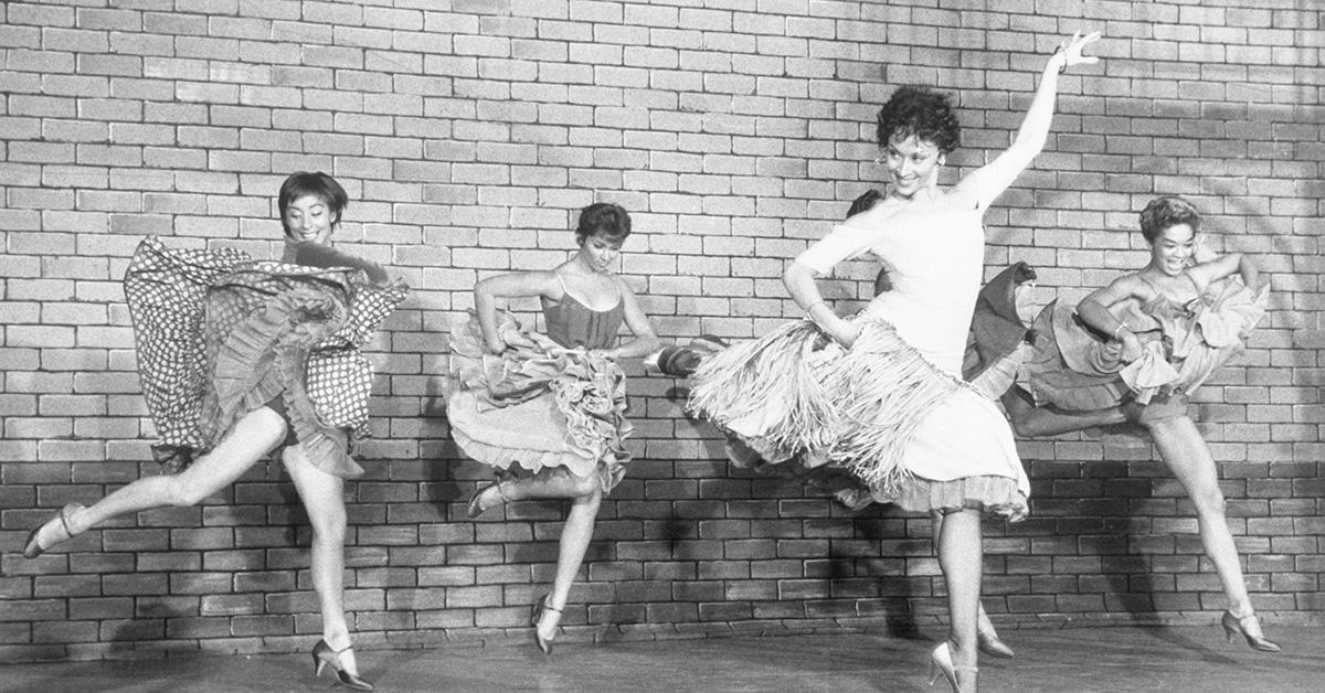 Chita Rivera dancing in the original production of 'West Side Story.' 