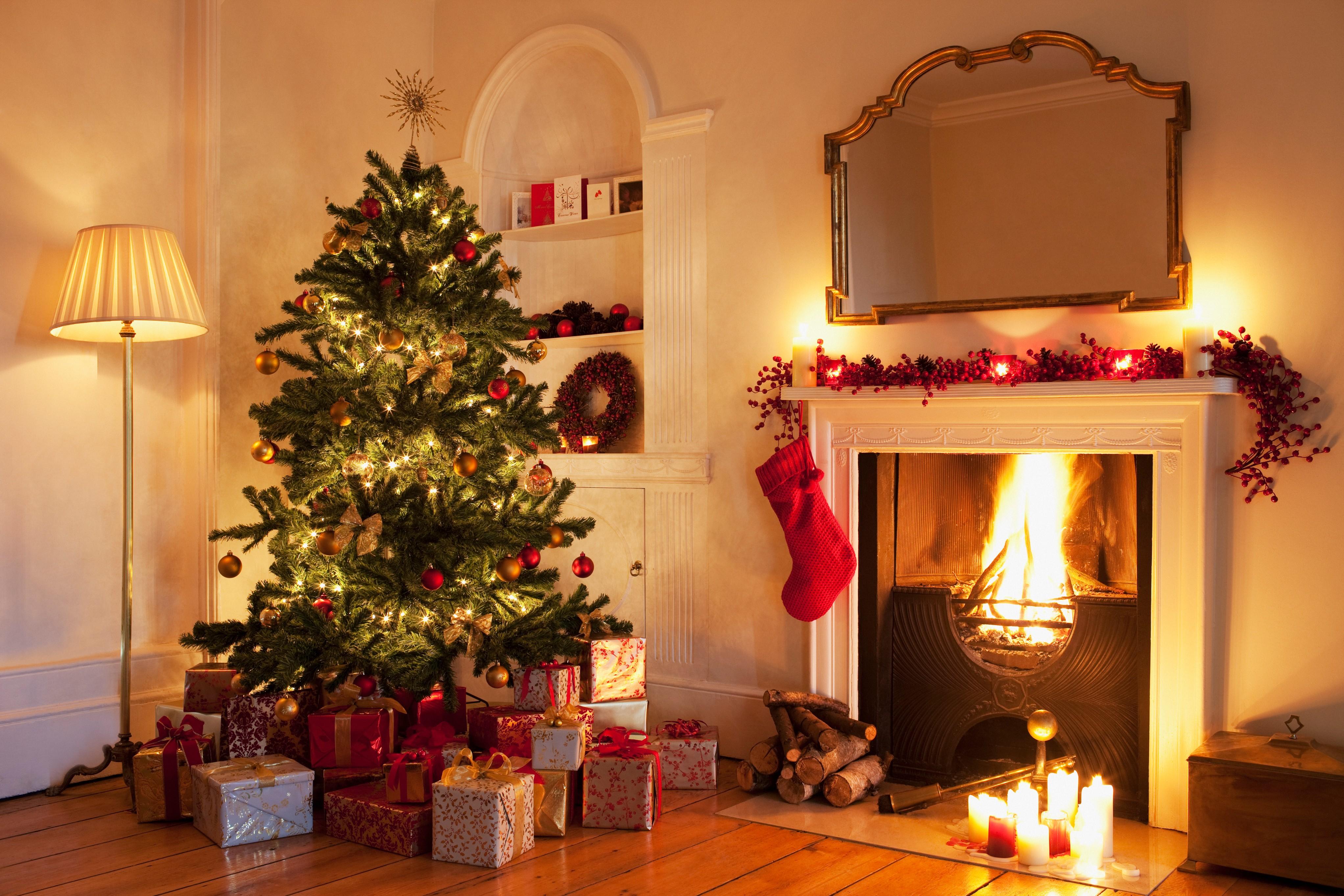 Christmas living room