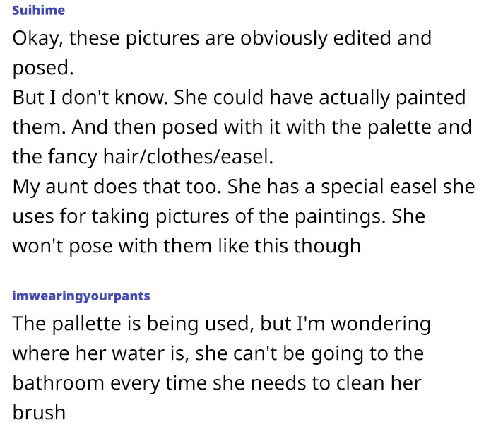 fake instagram painter