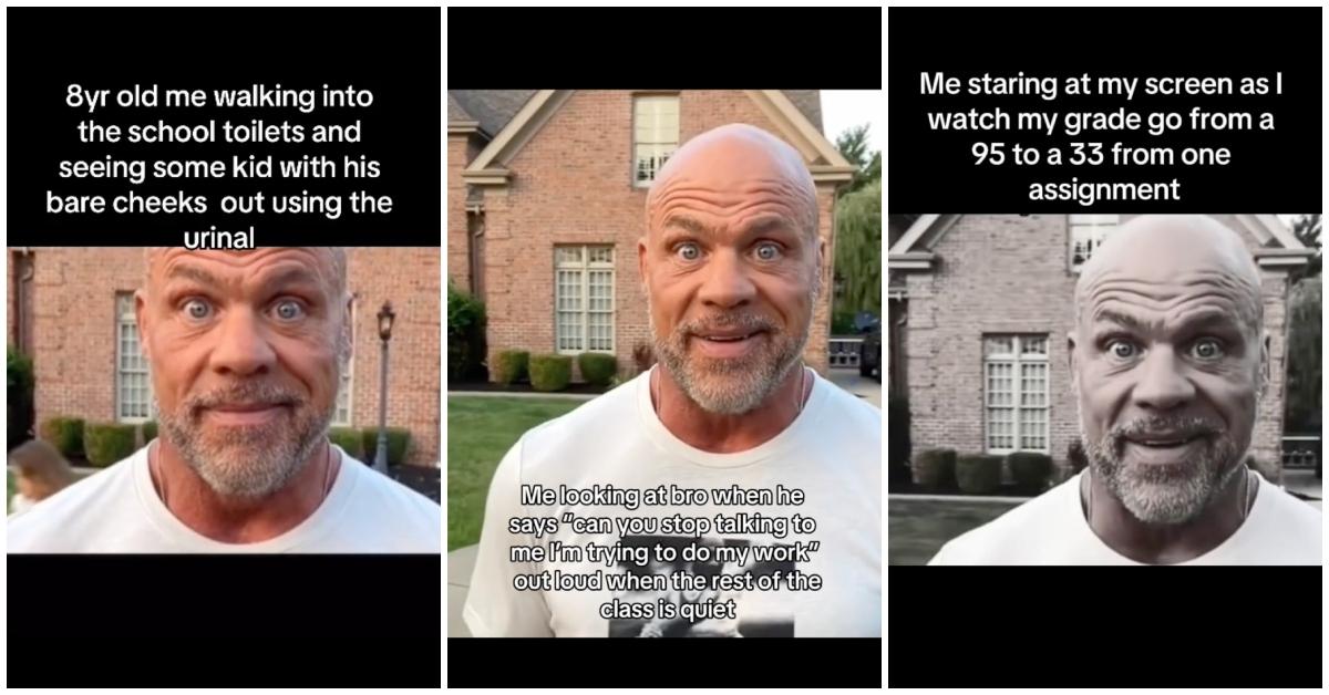 The Kurt Angle 1000 Yard Stare Meme Explanation and Examples