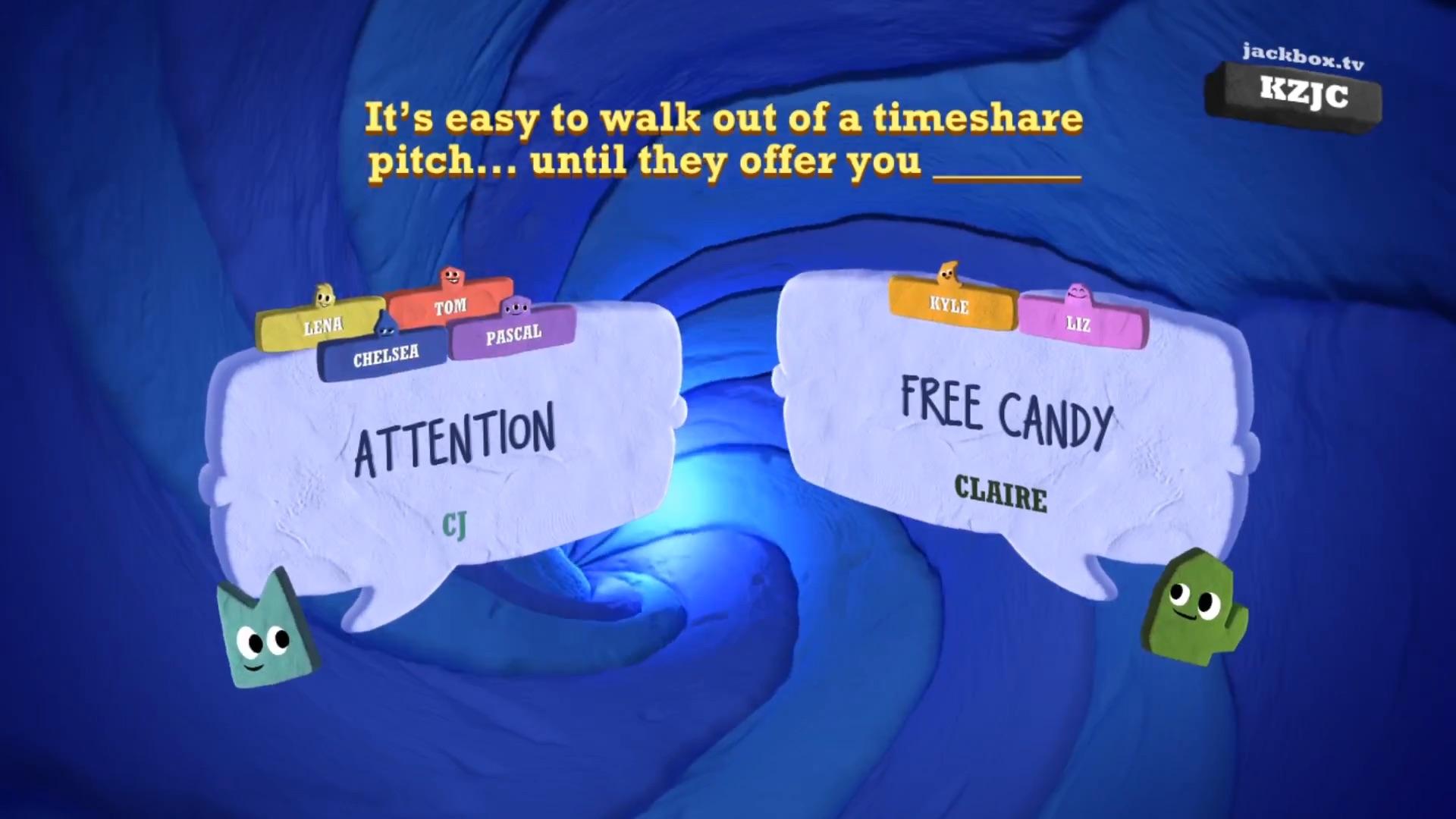 Quiplash from 'Jackbox Party Pack 7'