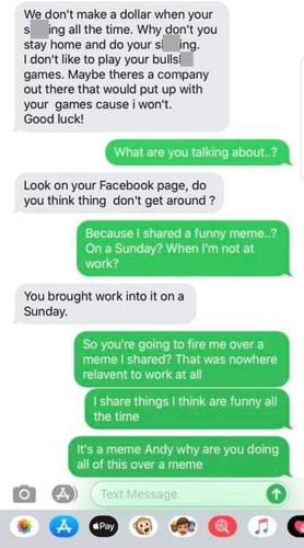 Guy Fired From His Job for Posting a Meme About Pooping at Work
