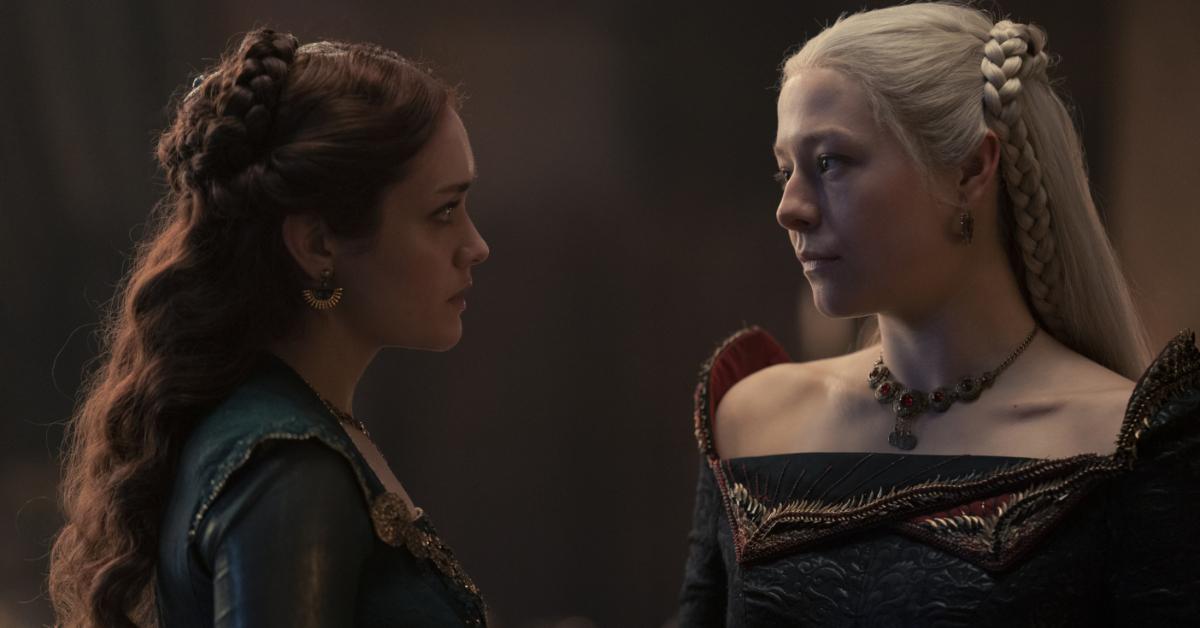 Olivia Cooke and Emma D'Arcy in 'House of the Dragon'