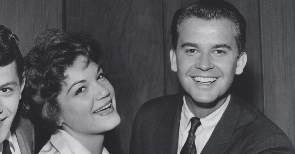 Connie Francis with Dick Clark.