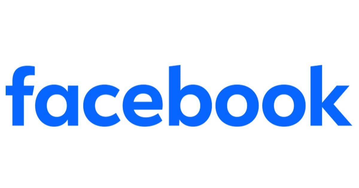 The Facebook logo on a white background. 