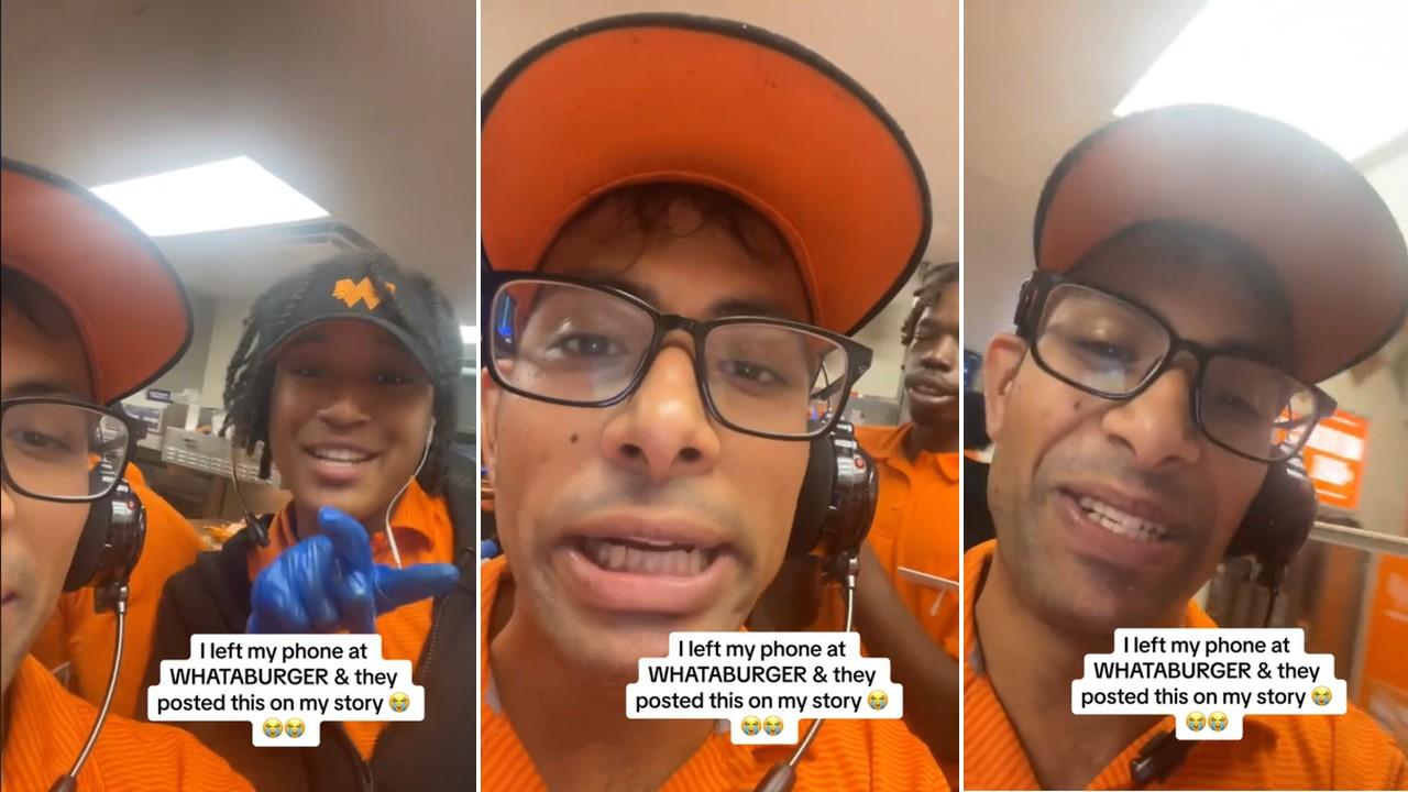 Whataburger employees are doing everything they can to return customer's phone