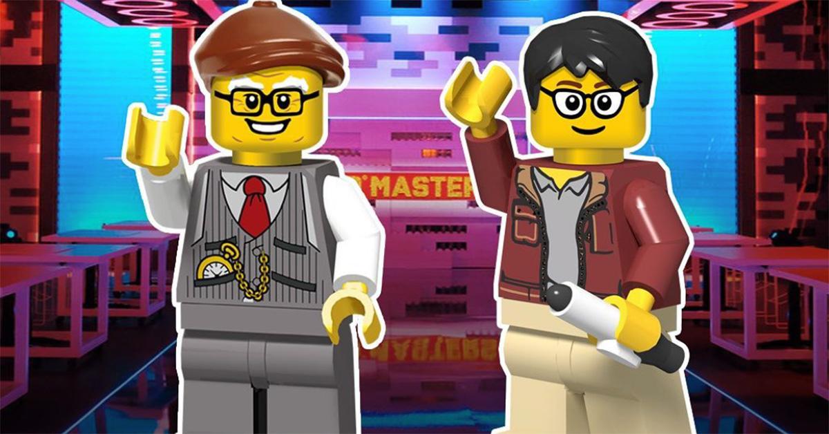 Ben and Poppy as lego figures. 