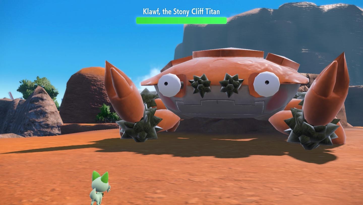 The Stony Cliff Titan in 'Pokémon Scarlet' and 'Violet'