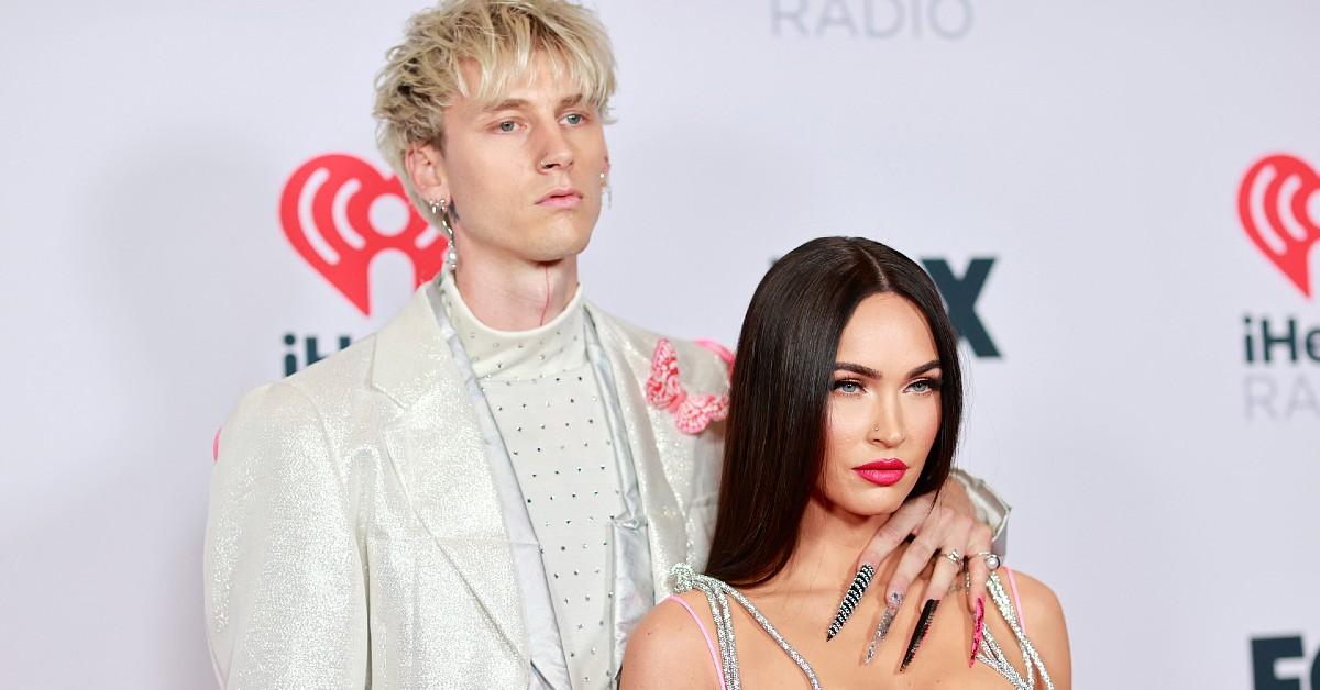 Machine Gun Kelly and Megan Fox at the 2021 iHeartRadio Music Awards