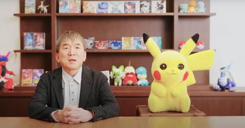 Tsunekazu Ishihara and Pikachu