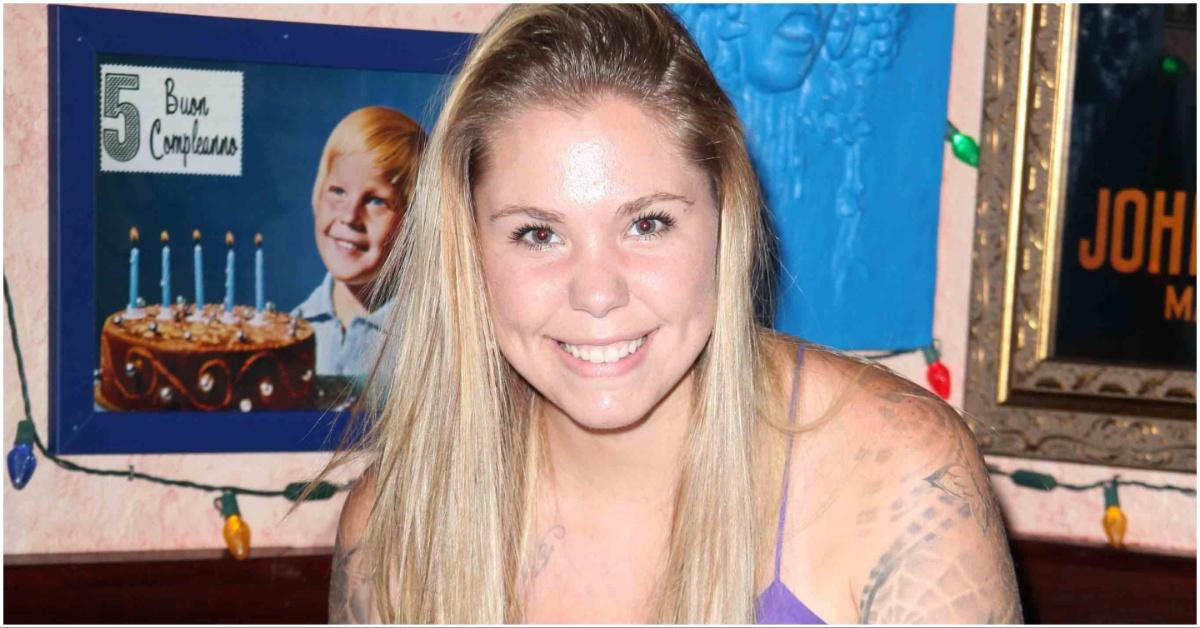 Kailyn Lowry smiling for the camera during a party