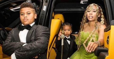 Keyshia cole and sons Daniel and Tobias
