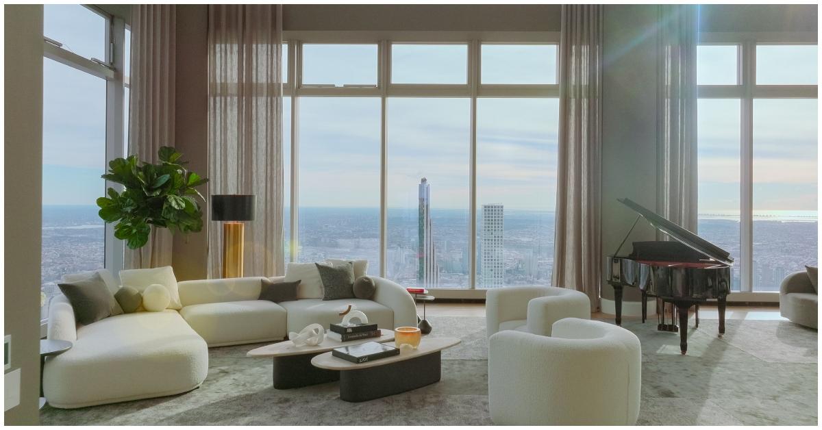 Ryan Serhant's Central Park Tower penthouse property.