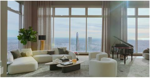 Ryan Serhant's Central Park Tower penthouse property.