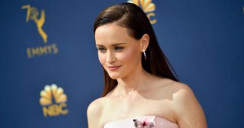 Alexis Bledel at the 70th Emmy Awards at Microsoft Theater on Sept. 17, 2018
