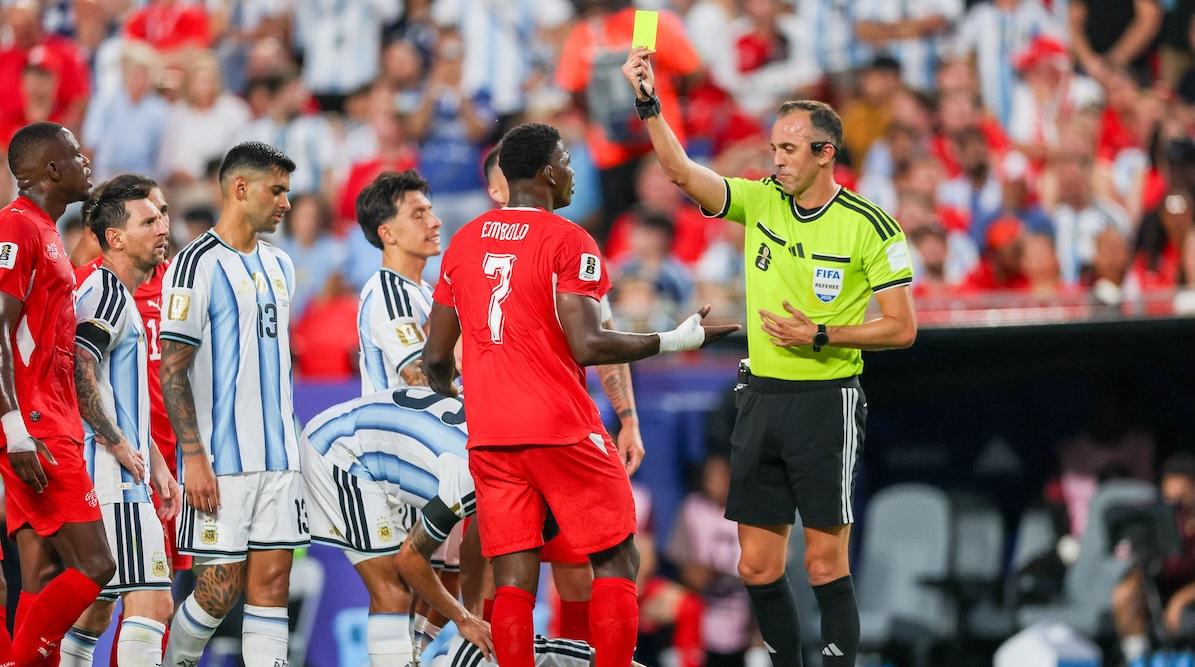 yellow card coach world cup