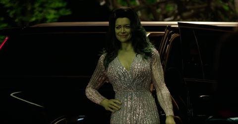 Tatiana Maslany as Jennifer Walters/She-Hulk in 'She-Hulk: Attorney at Law.'