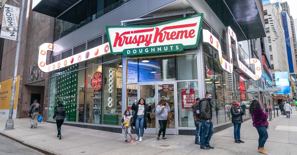 Krispy Kreme location in Times Square.