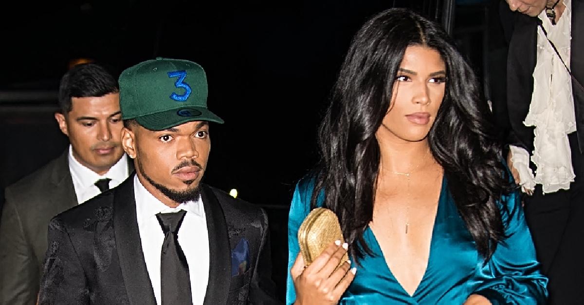 (l-r): Chance The Rapper and his wife Kristen Corley