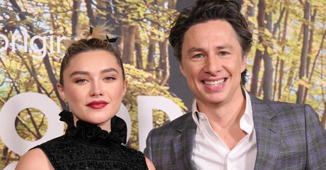 Florence Pugh and Zach Braff