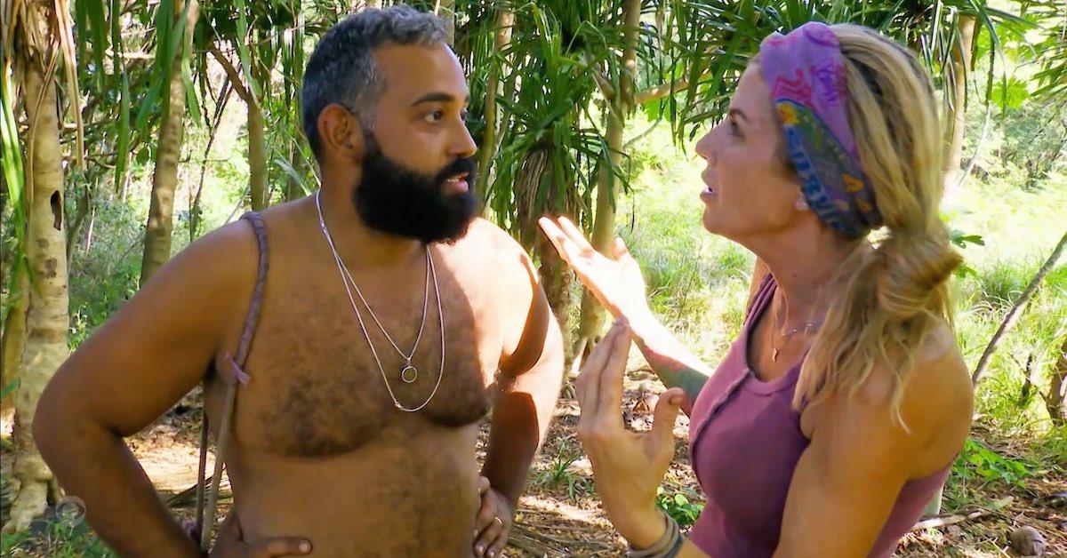 Carolyn and Yam Yam in 'Survivor'