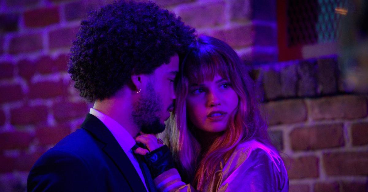 Jorge Lendeborg Jr. as Benny and Debby Ryan as Blaire in 'Night Teeth.'